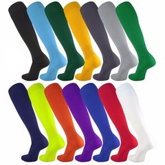 Soccer Socks Knee High, Solid Colors For Adults, Youth and Toddlers, Socks Team