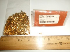 *READ* Unknown Quantity ~1/4″ Gold T1 Teardrop Ice Jig Blades Lure