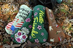 Tall Pines Premium Driver Golf Cover Sugar Skull, Hello Friends, Bush, Duck Hook