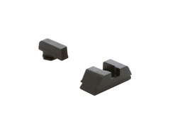 Ameriglo Defoor Black Serrated Front/Flat Black Rear Sight For Glock 42,43,43x