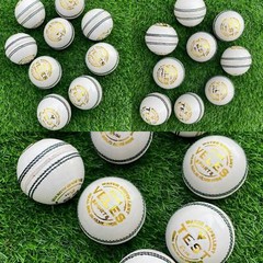 CRICKET LEATHER BALL VELES 4 PIECE Playing INDOOR/ OUTDOOR PACK OF 6 BALL 1 BOX.