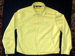 POLO Ralph Lauren 100% Cotton Chino Vintage Jacket Yellow XL EUC