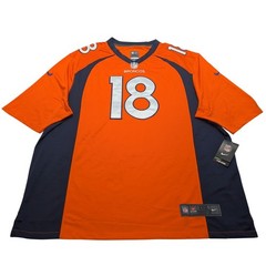 NWT Nike Peyton Manning Denver Broncos Jersey Mens XXXL Orange