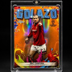 Eric Cantona Golazo Orange Lava SSP Manchester United Topps Chrome Case Hit
