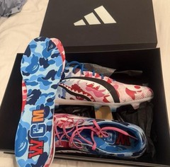 adidas BAPE F50 Multi-Color Football Cleats Men’s US 9