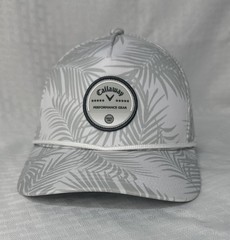 Callaway Performance Golf 2025 Bogey Free Gray Palm Rope Adjustable Hat/Cap