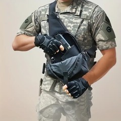 Tactical Bag Shoulder Chest Pack Holster with Sling for Concealed Carry Handgun