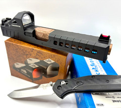 Slide w/ Red Dot Sight For Glock 17 Gen 3 RMR Cut CMC Barrel Complete G17 Upper