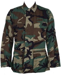 GI Woodland BDU Shirt Nyco/Twill Genuine Issue