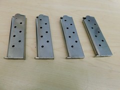 4 – 1911 .45 acp 7 round NEW magazines Colt Rock Island S&W Springfield Taurus