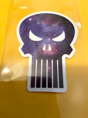 Punisher – Sticker – Die Cut-Universe Skull-2.1″ x 2.8″-Skateboard Sticker-New