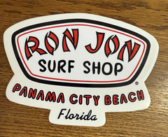 Ron Jon Surf Shop Panama City Beach Florida 5.5 » x 4″ Souvenir Sticker