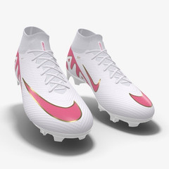 **BRAND NEW** Nike Mercurial Football Cleats White/Pink Swoosh