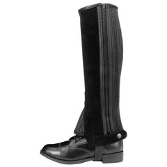 TOUGH 1 EQUITARE SUEDE LEATHER HALF CHAPS(SIZE EXTRA LARGE)