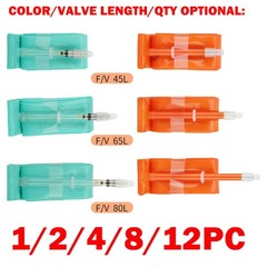 1-12Pack Bicycle TPU Inner Tube 700C 23-35C Road Bike 45/65/80MM Ultralight