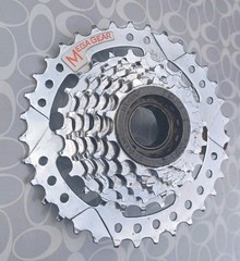 Shimano 7-Speed 13-34t SIS Freewheel Chrome MEGA GEAR