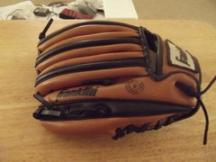 *PREOWNED* Franklin 4609 TB 9 1/2 Tan & Black RTP Series Baseball Glove