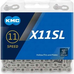 KMC X11SL 11 Speed Bicycle Chain – 1/2 x 11/128 inch, 118 Links