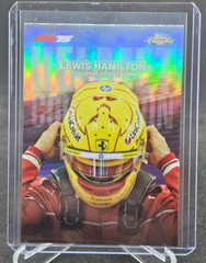 2025 Topps Chrome Formula 1 Lewis Hamilton Helmet Collection #HC-2 Ferrari