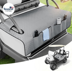 Golf Cart Seat Covers, Universal Golf Cart Seat Towel Blanket with Armrest Strap