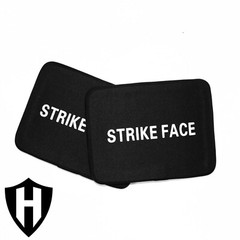 2pcs Level III + ballistic plate, body armor 6×8″ 1.6 lbs side panel, Level 3+