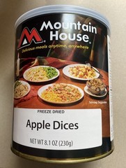 Mountain House freeze dried apple dices #10 can