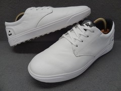 Cuater 10 43 The Wildcard Leather Spikeless Golf Shoe Lace-Up White On 4MU189