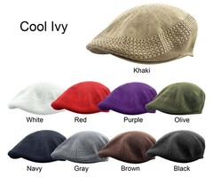 Classic Mesh Ivy Newsboy Ivy Cap Hat Crochet Driving Golf Ivy Summer Cap