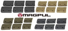Magpul M-LOK Type 2 Rail Cover Polymer 6 Pack MAG603 Black, FDE, Gray, OD Green