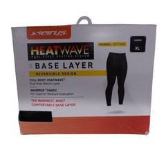 NIB Seirus Women’s Heatwave Performance Base Layer Bottom Carbon Size XL