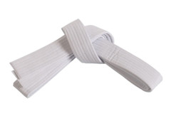 Kids Martial Arts/Karate/Taekwondo/BJJ Solid Color White Belt For GI/Uniform