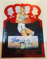 Tom Heinsohn 2020-21 Panini Crown Royale Red Autograph Auto /32