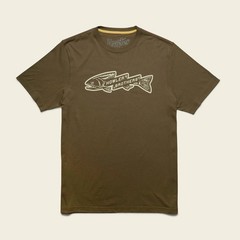 Howler Brothers Trout Bolt T Shirt – Ivy Green