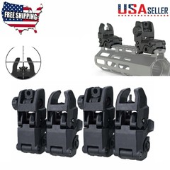 1-4 Set Premium Pair Flip-up Tactical Sight Nylon Folding Sights Front&Rear Set