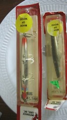 Vintage Smithwick Devils Horse Lures F-131 Silver Black Fish