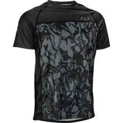 Fly Racing Super D Jersey X-Large Dark Gray Camo / Black