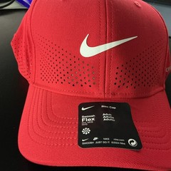 Nike Dri-FIT ADV Rise Structured Swoosh Flex Cap Red FB5633-657 Size M/L