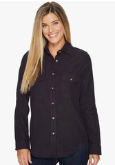 Filson Moleskin Button Up Shirt Women’s Dark Navy Blue S M L Flannel