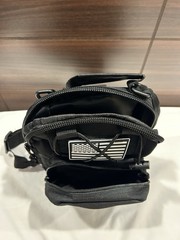 Tactical Backpack Military Crossbody Bag with Removable American Flag
