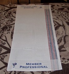 NEW WINSTON COLLECTION Golf Caddie Towel OCEAN REEF CLUB 22X46 Polyester Cotton