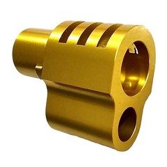 1911 COMMANDER style Compensator Muzzle Brake .45acp Aluminum Anodized Gold