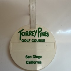 Vintage Torrey Pines Golf Tag
