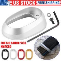 Aluminum Alloy Magwell For Sig Sauer P365 X Macro 9mm Luger 4-colors to select