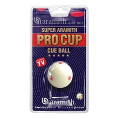 ARAMITH PRO CUP CUE BALL 2 1/4″ NEW N PKG SHIP FREE N FREE TIPS BEWARE COPYCATS