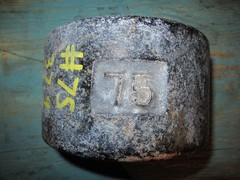 YORK Roundhead Half 75 Pound Blob Grip Number Side 1st Generation