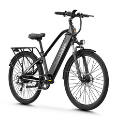Aipas Electric Bike 26″ 1100W Peak Motor 48V Commuter City Bicycle Adult