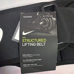 Nike Structured Lifting Belt Unisex Size L Fits Waist 39-44″ New with Tags