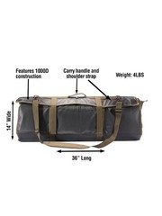 Lyman 7837852 Tac-Mat HD Long Range Padded Shooting Mat Black 1000D Nylon