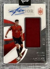 RODRI SIGNED AUTO 2021 Panini Immaculate Collection /99 Ballon d’Or #SU-RRI