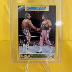 1992 Gold Series WWF British Bulldog Vs Bret Whitman Hart